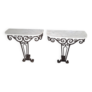 paire de consoles art