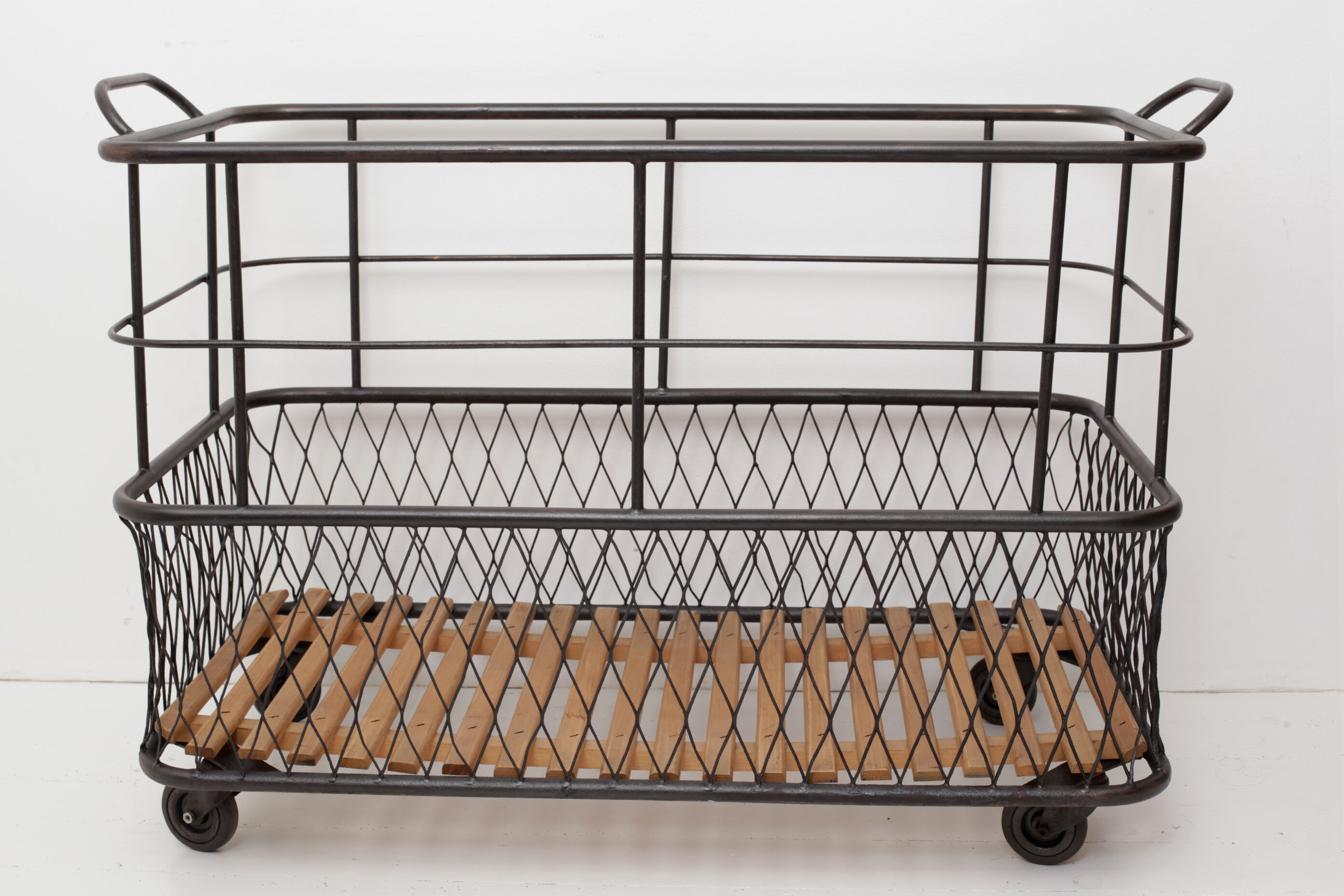 Metal baker's trolley