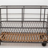 Metal baker's trolley