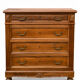 Commode Néo-Renaissance Henri II avec marbre rouge