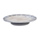 Dish on pedestal In Faïence Creil Montereau HBCM model tolga diam 22 cm