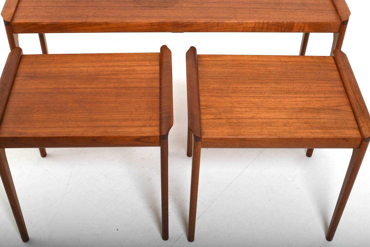 Erling Torvits for Heltborg Møbler 1960s Teak Nesting Tables