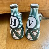Vinegar oiler, pitchers Robert Picault ceramic Vallauris