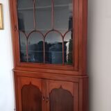 Corner cabinet, early 20th century corner display cabinet