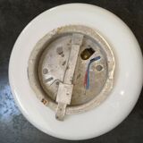 Lampshade ball ceiling 1/2 globe old opaline