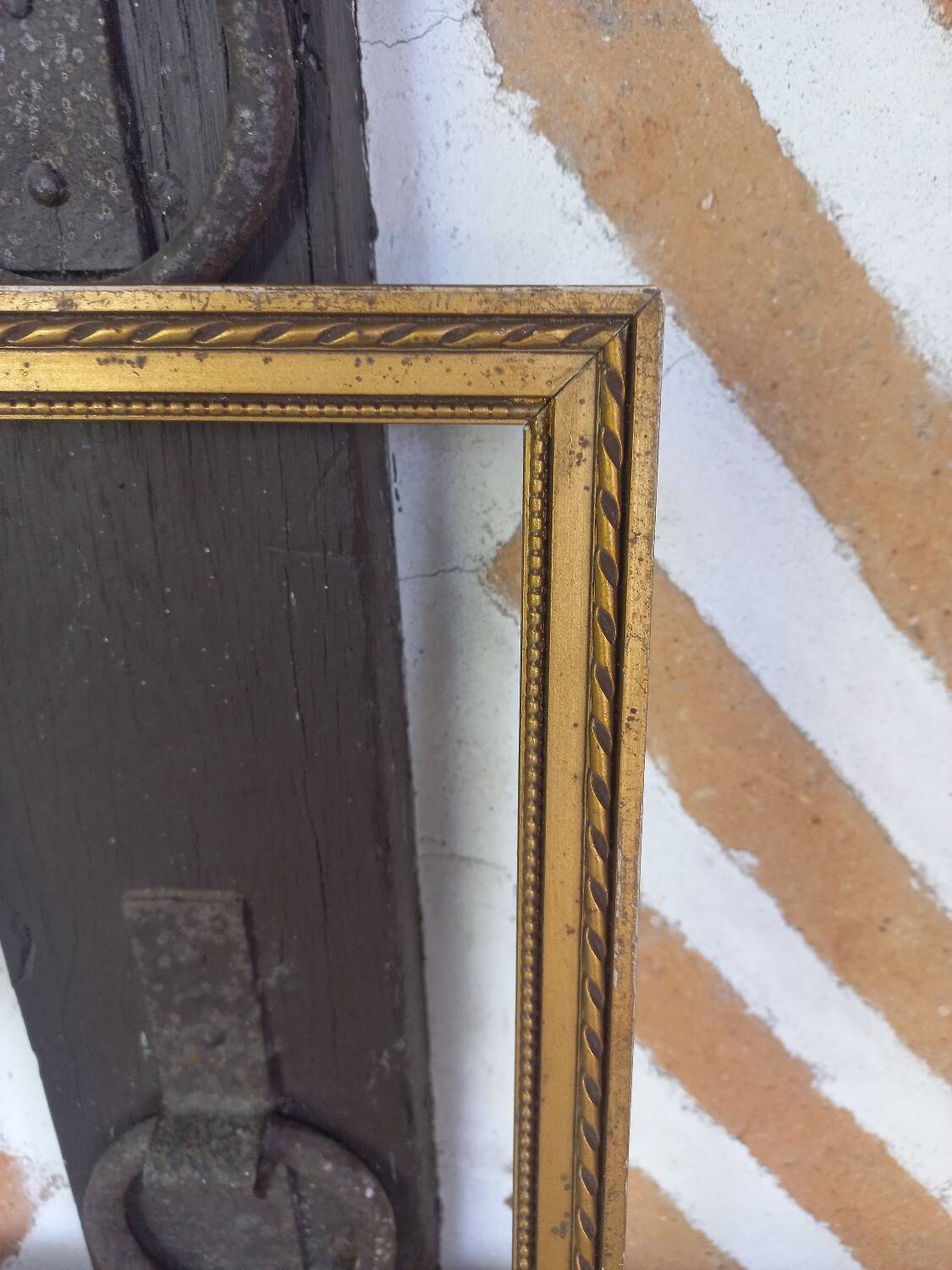 Old gilded frame