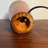 Pied de lampe à poser en bois massif