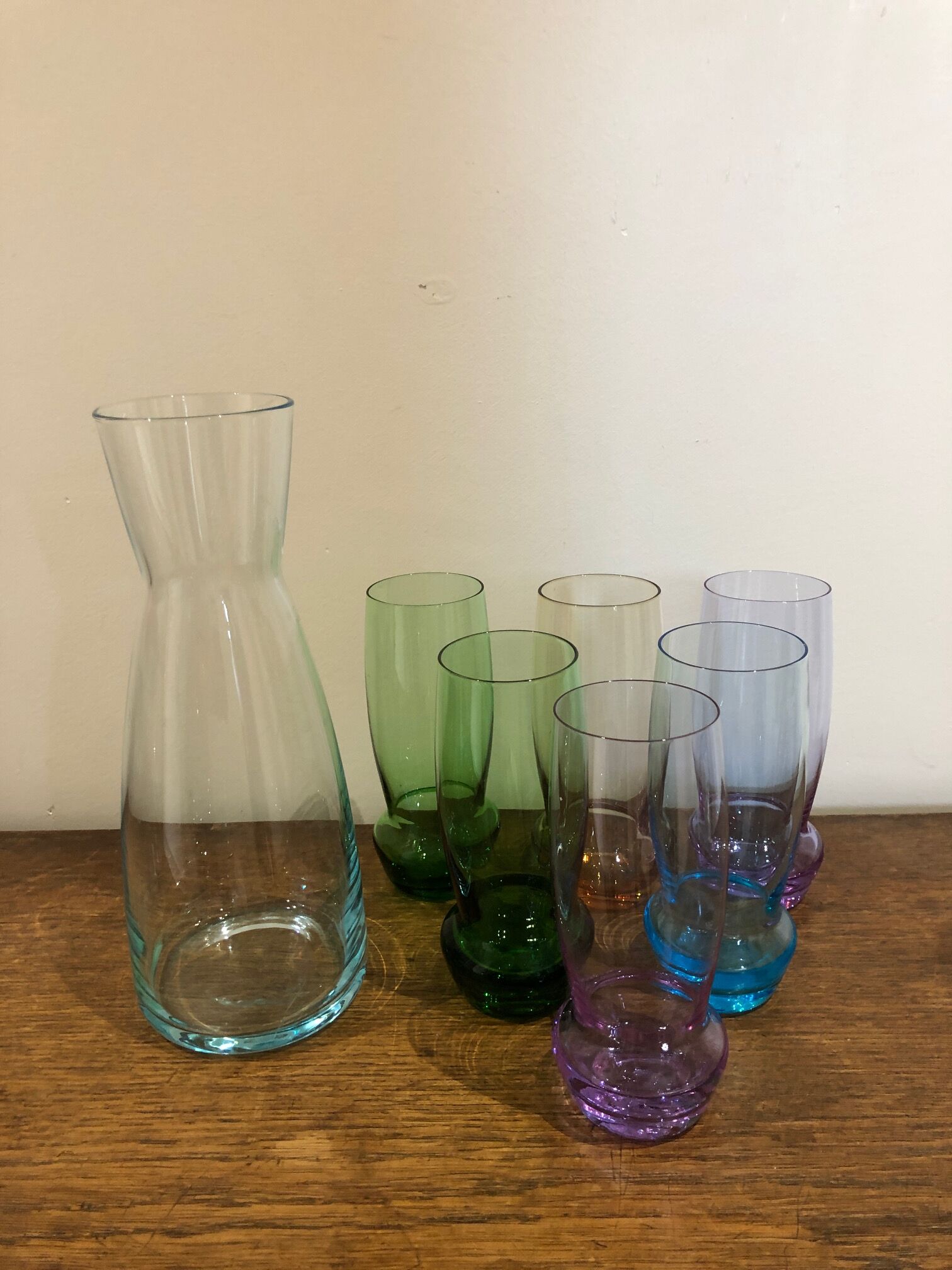 Pitcher and glasses 1970
