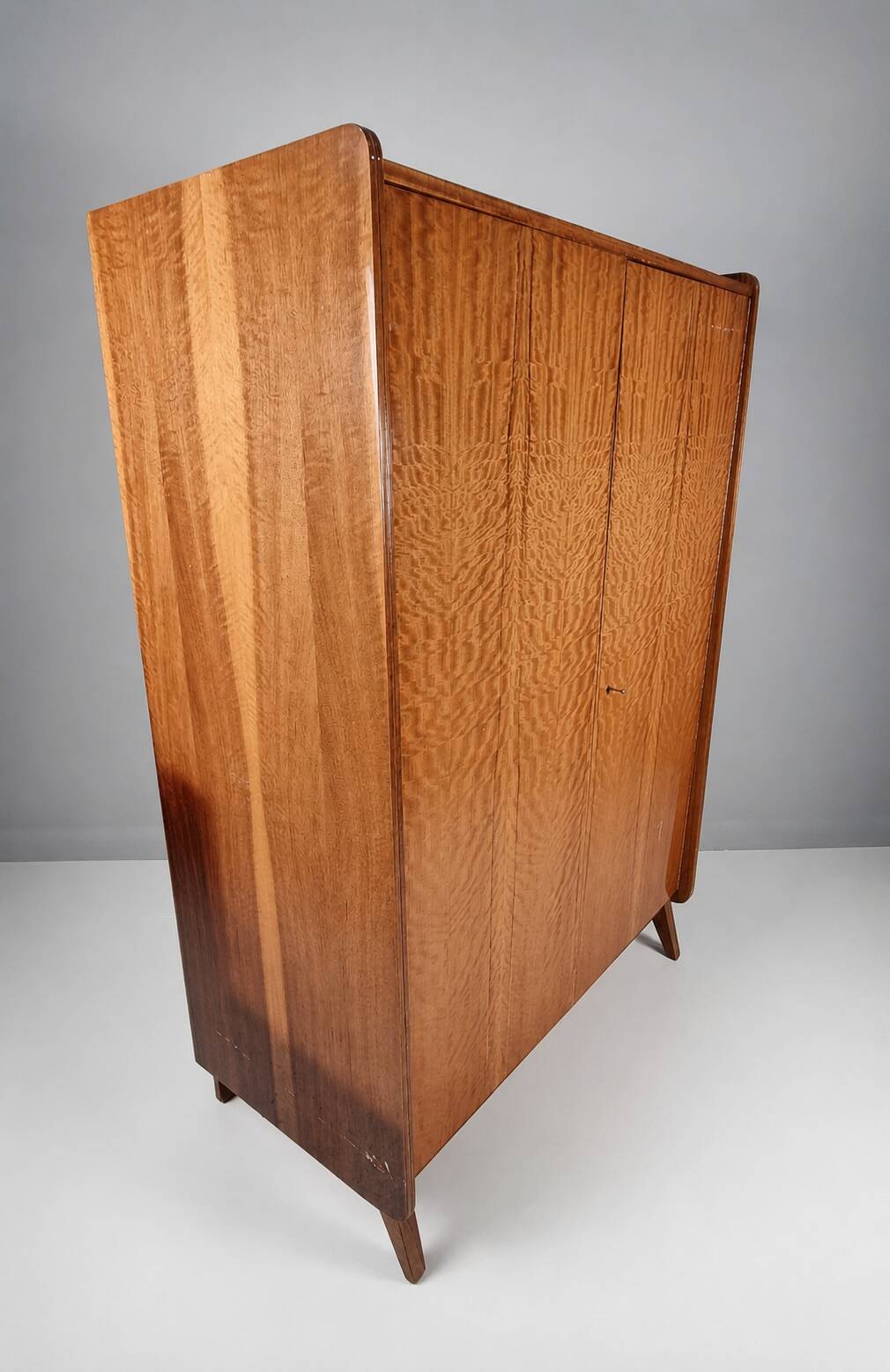 Vintage Wardrobe in Walnut by Tatra Nabytok, 1970s