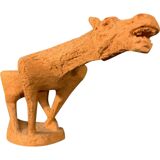 Animal Sculpture Horse, Terracotta, Unique Piece, 1960s