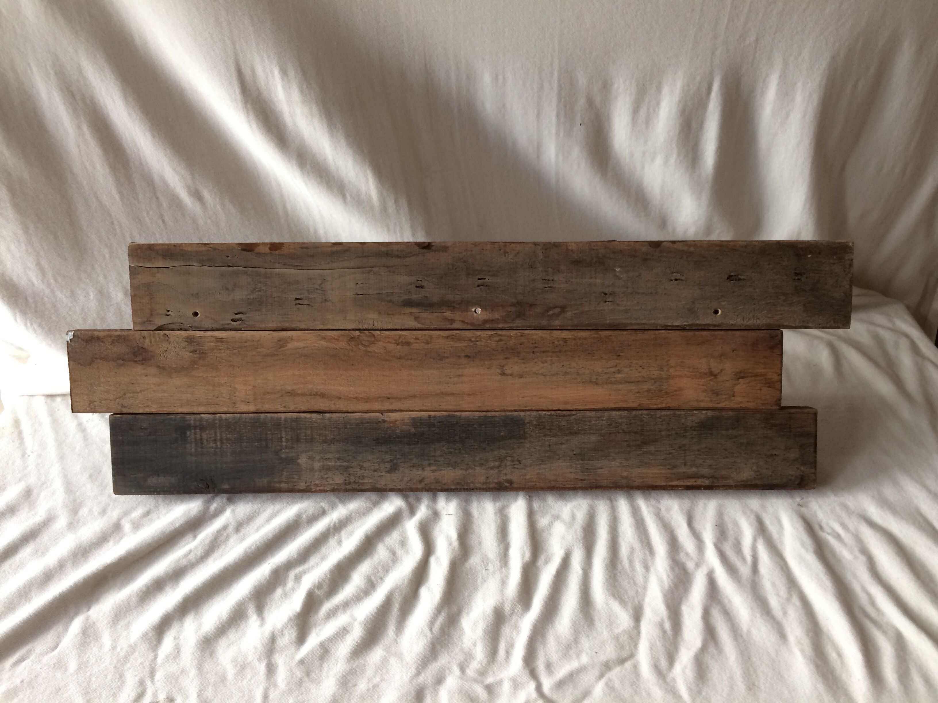 Wall Coat Door Old Oak Parquet - 5 Vintage Black Metal Patères