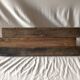 Wall Coat Door Old Oak Parquet - 5 Vintage Black Metal Patères