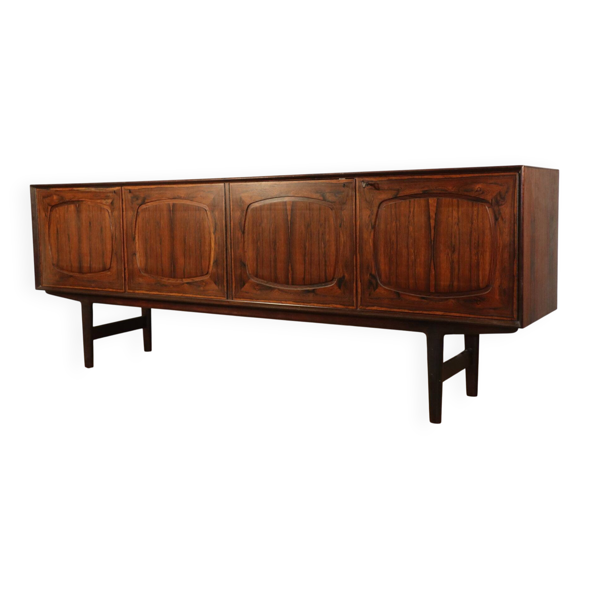 Scandinavian enfilade in rosewood by Fredrik Kayser, 1960