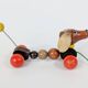 Vintage wooden pull-along dachshund toy | Lorenz, Germany