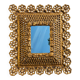 Antique mirror in gilded wood