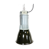 Black Enamel Vintage Industrial Pendant Lamp, 1960s