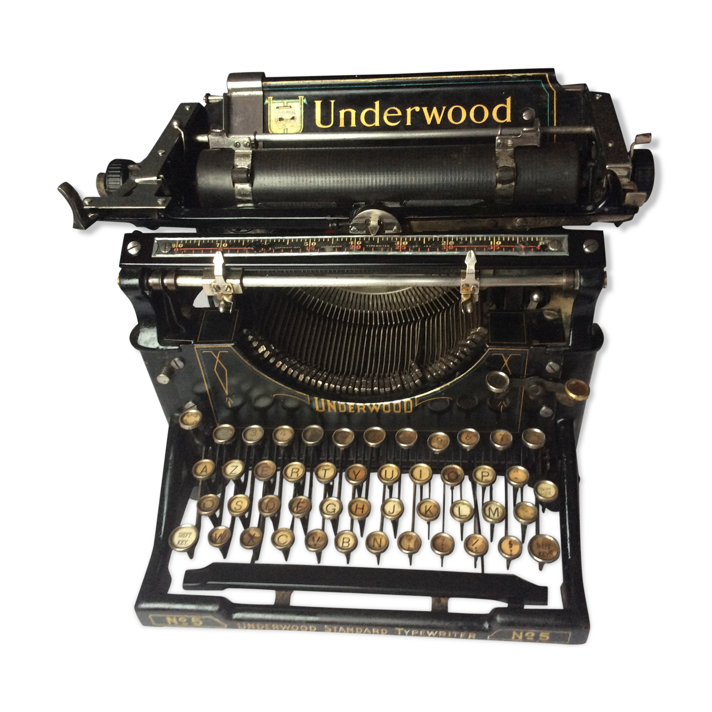 Old Underwood typewrite,r 1918