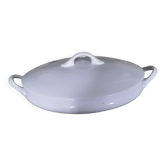 Oval soup tureen Limoges faience 19th century