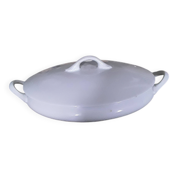 Soupiere ovale faïence Limoges 19ème