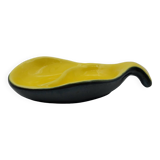 Coupe vide poche céramique noir et jaune dlg Chambost Jouve Elchinger