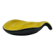 Black and yellow ceramic empty pocket cup dlg Chambost Jouve Elchinger