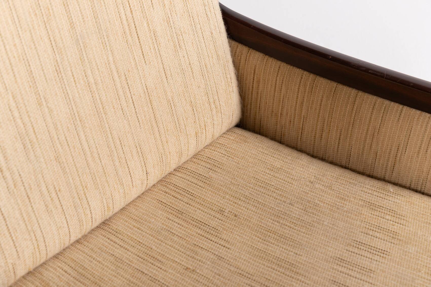 Canapé 3 places par Ole Wanscher pour P. Jeppensen, Danemark années 1960