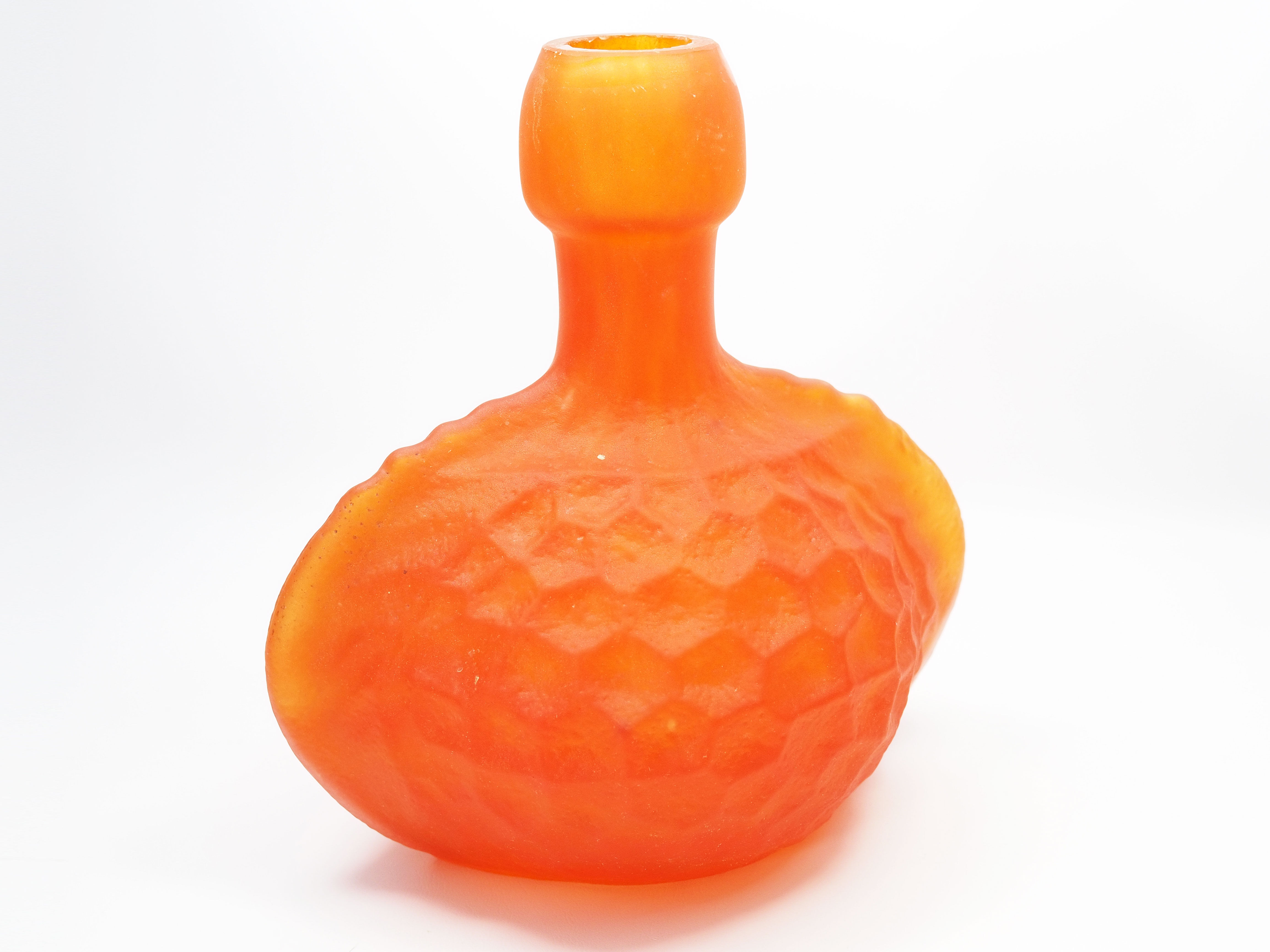 French Art Nouveau Vase in Glass Paw - 1900s