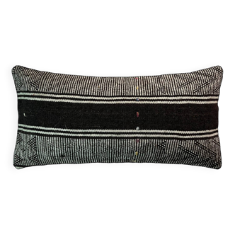 Housse de coussin kilim turque vintage, 30 x 60 cm