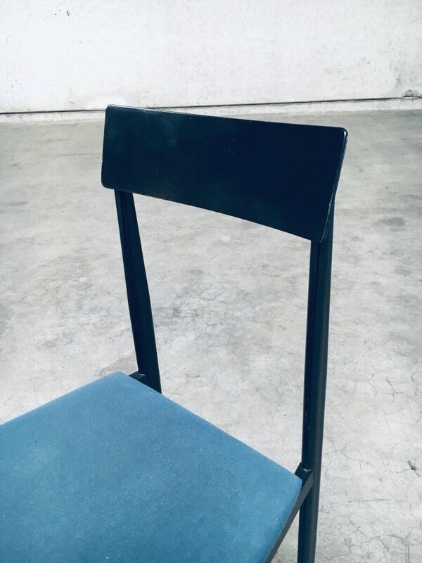 Postmodern Lolly Dining Chair Set from Fly Line, Italy, 1980s, Set of 9