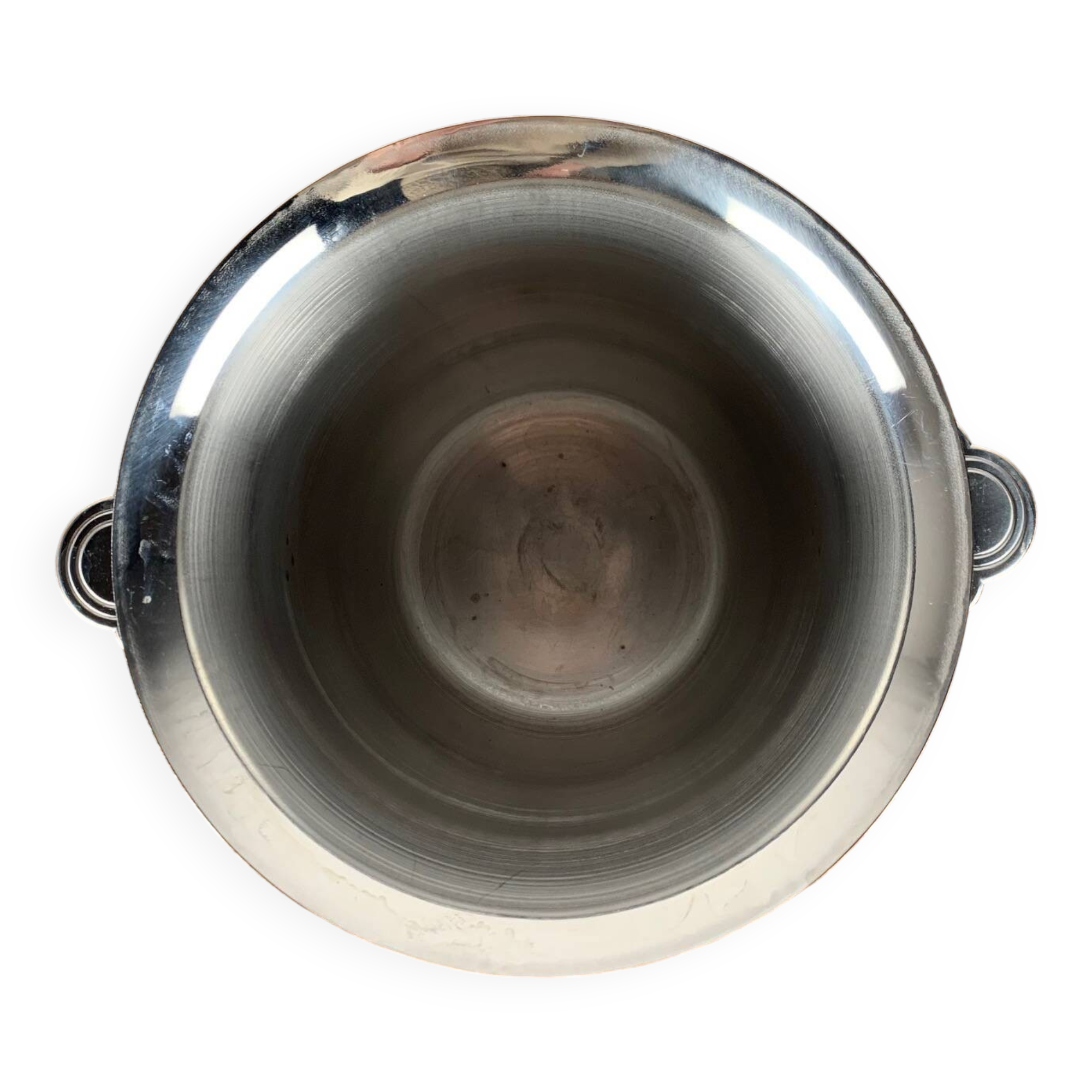 Vintage stainless steel champagne bucket, 1970