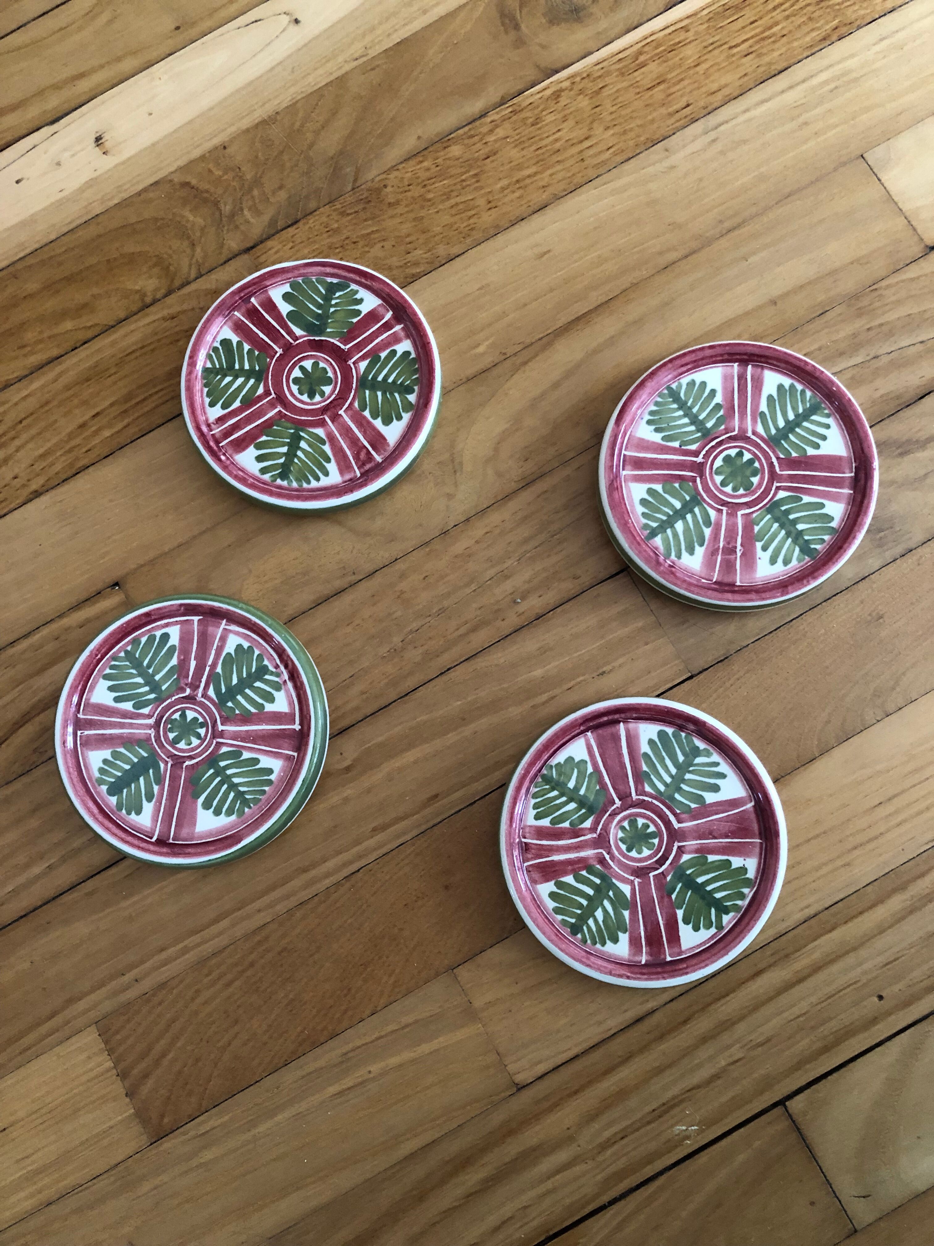 Set of four Kéraluc coasters