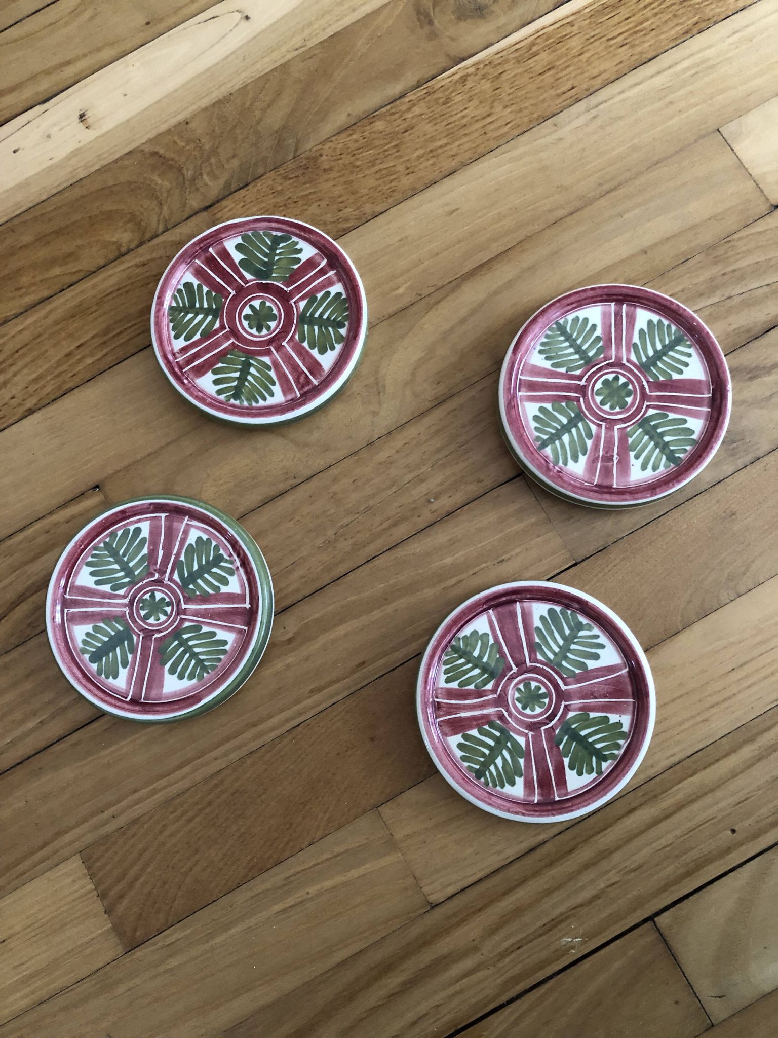 Set of four Kéraluc coasters