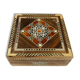 Jewelry box in wooden marquetry
