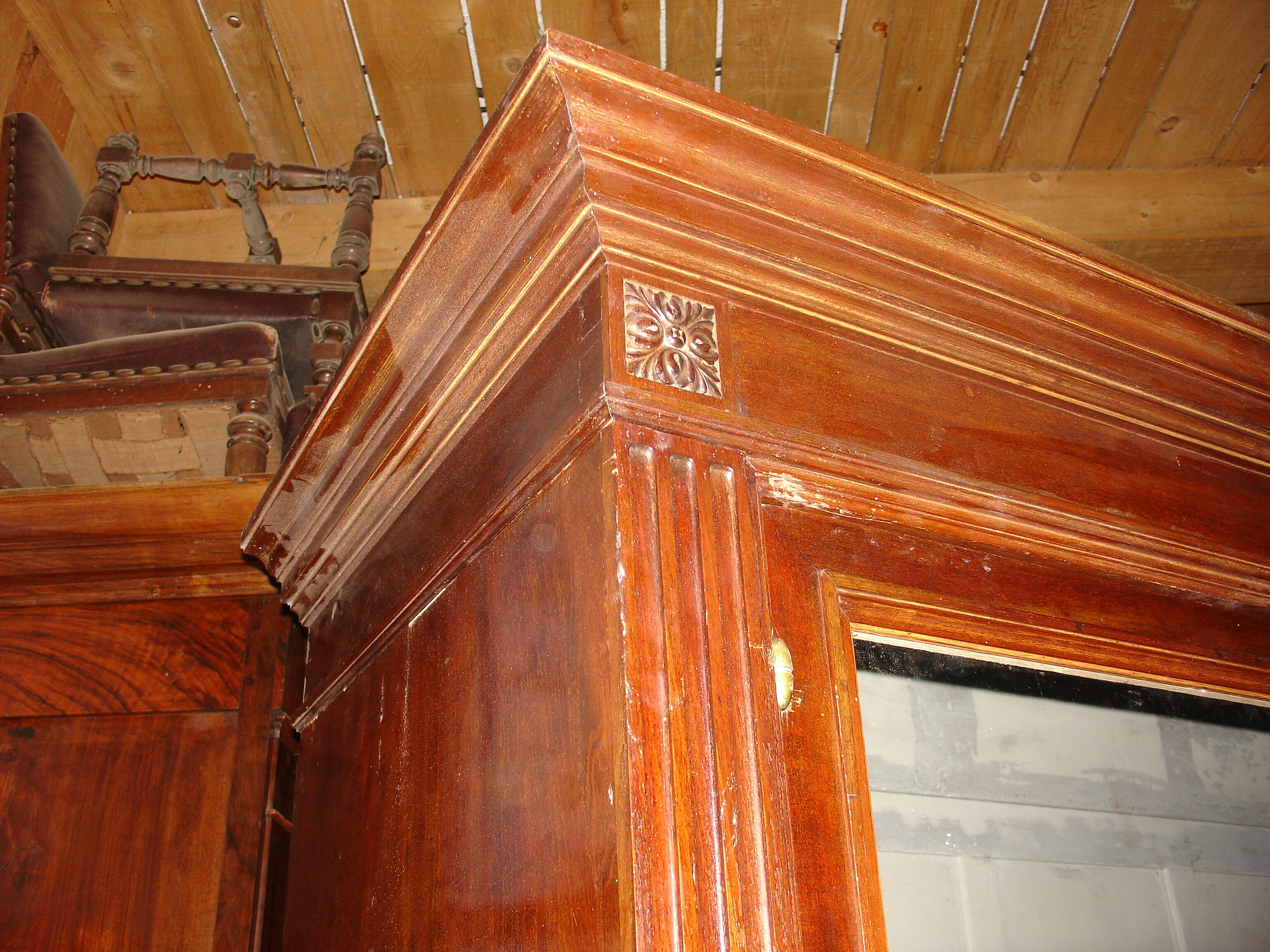 Late 19th century Cuban mahogany bookcase