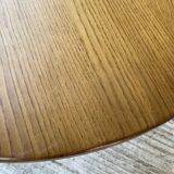 1950s round oak table