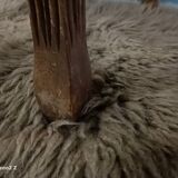 Ancien tabouret velours