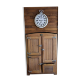 Armoire frigorifique en chêne  massif Gelkit.