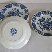 Set of 8 vintage flat plates Windsor model, Ridgway Staffordshire England