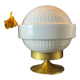 Vintage table lamp large porcelain globe Bernardaud Limoges J.J Prolongeau - Circa 1960