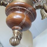 Vintage 3-spoke chandelier