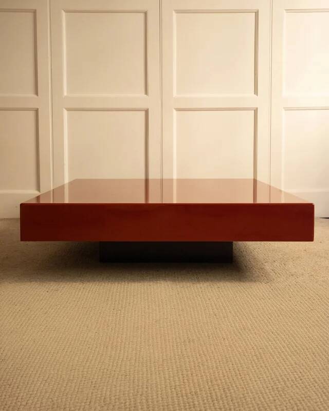 Table basse laquée - Italie 1970s