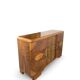 Italian Art deco burl walnut sideboard, of great quality.