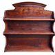 Victorian style wall unit with shelves