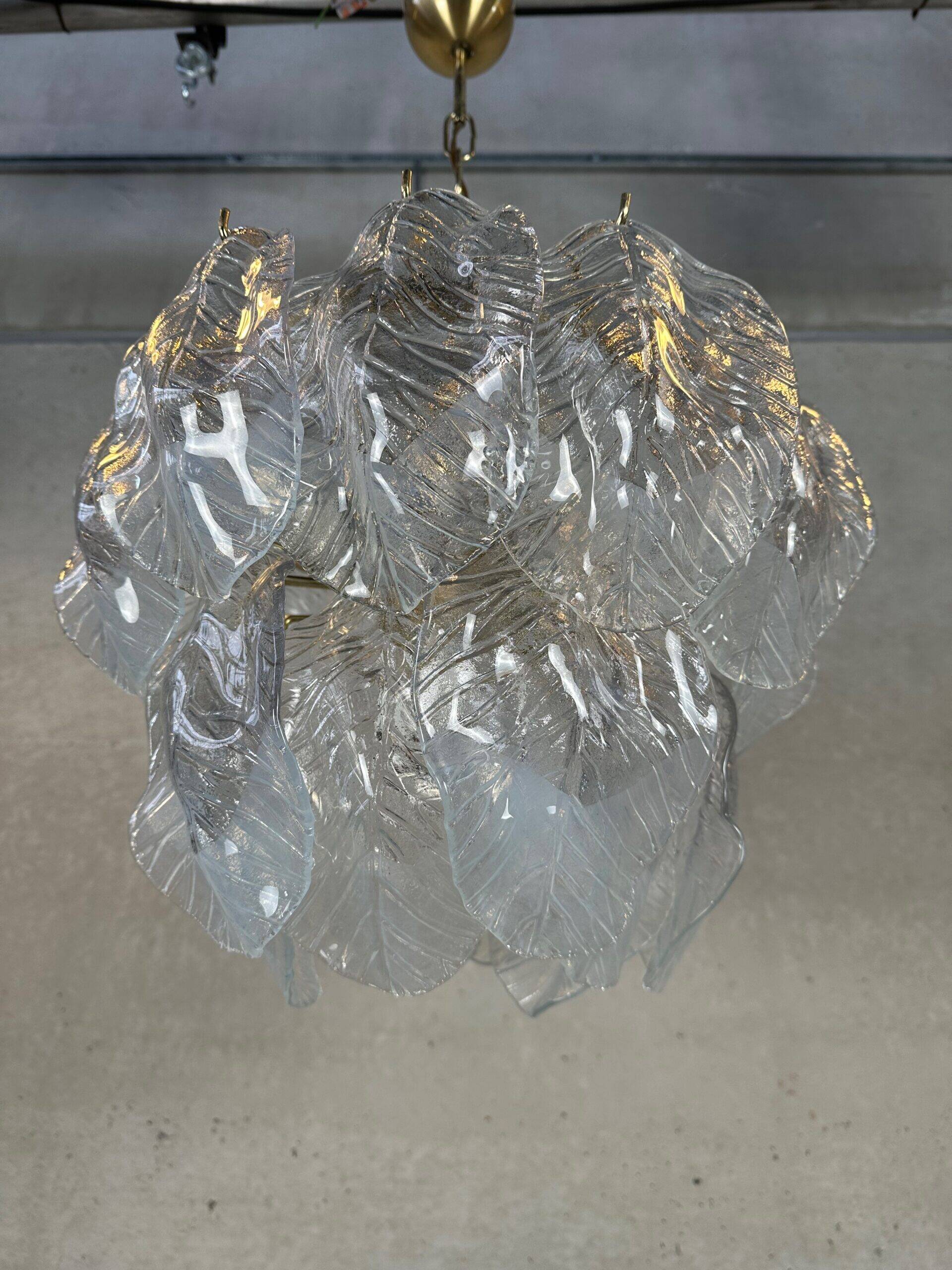 Vintage Italian bi-coloured chandelier