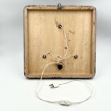 Unique 70s Lamp Wall Panel with Glossy Glass Spheres - Luxury Space Age Lighting