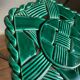 Vintage braided green ceramic trivia