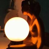 Vintage ceramic lamp from the 1980s