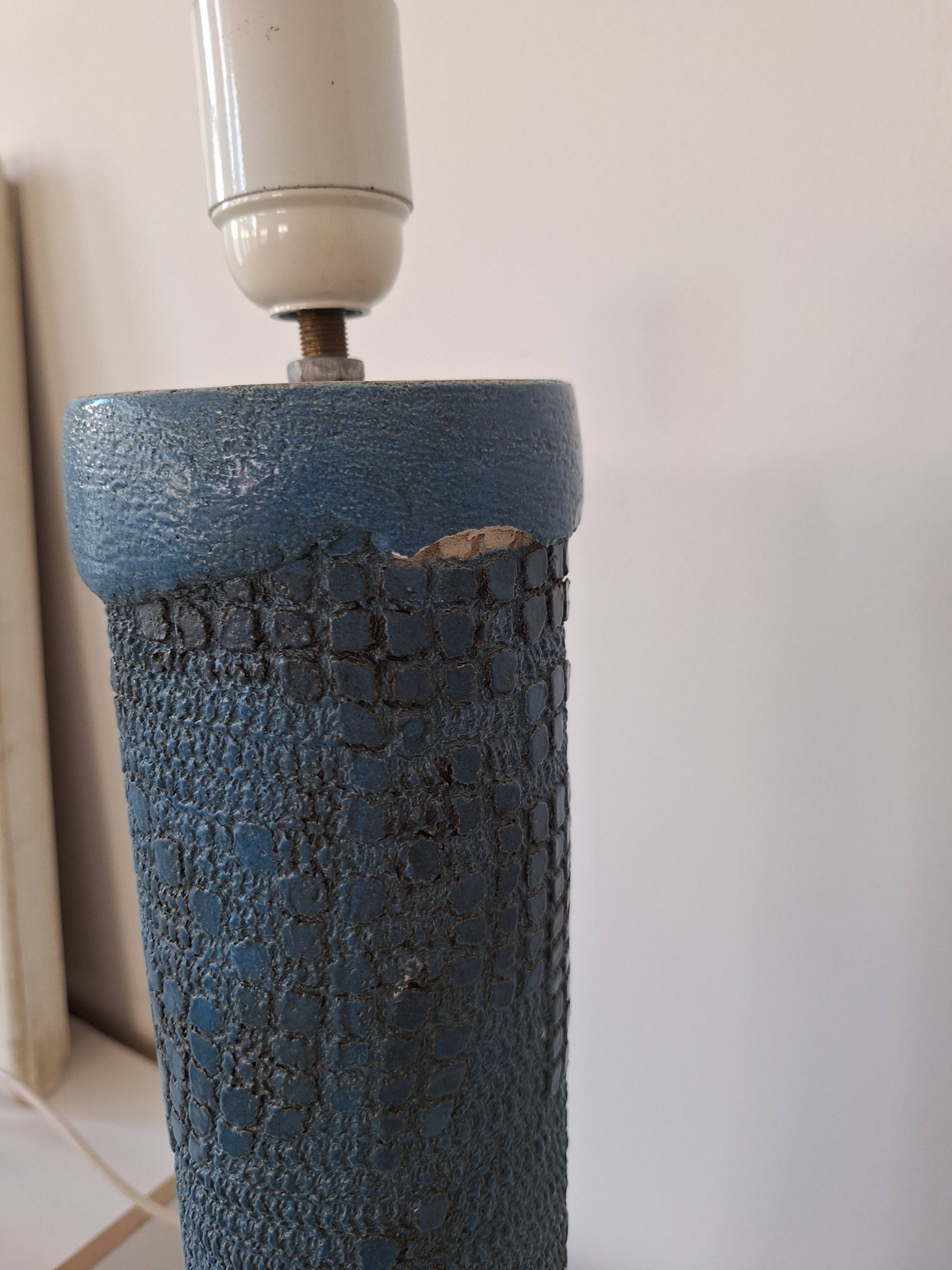 Big Mid-Century Ceramique Table Lamp