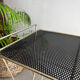 Vintage side table / gold end table / accent table