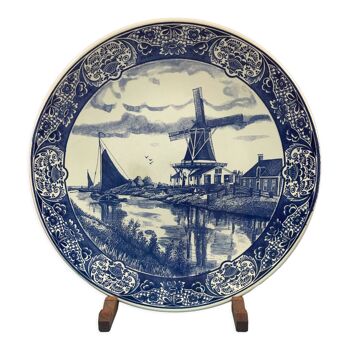 Old flat plate delft holland 39 cm